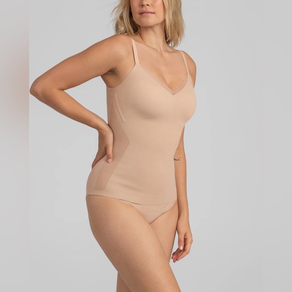NEW Honeylove Crossover Cami Shapewear Tank Bra Size 3X Plus San Tan NWT - Picture 2 of 10